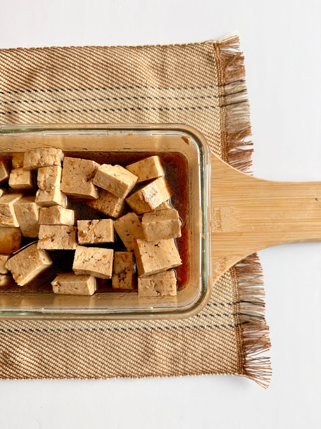 Tofu mariné teriyaki
